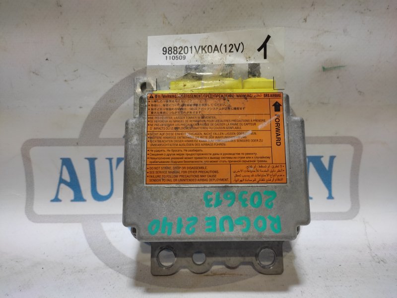 Блок управления AIRBAG NISSAN ROGUE 08-15 2011 2.5 QR25DE K8820-1VK0A Б/У