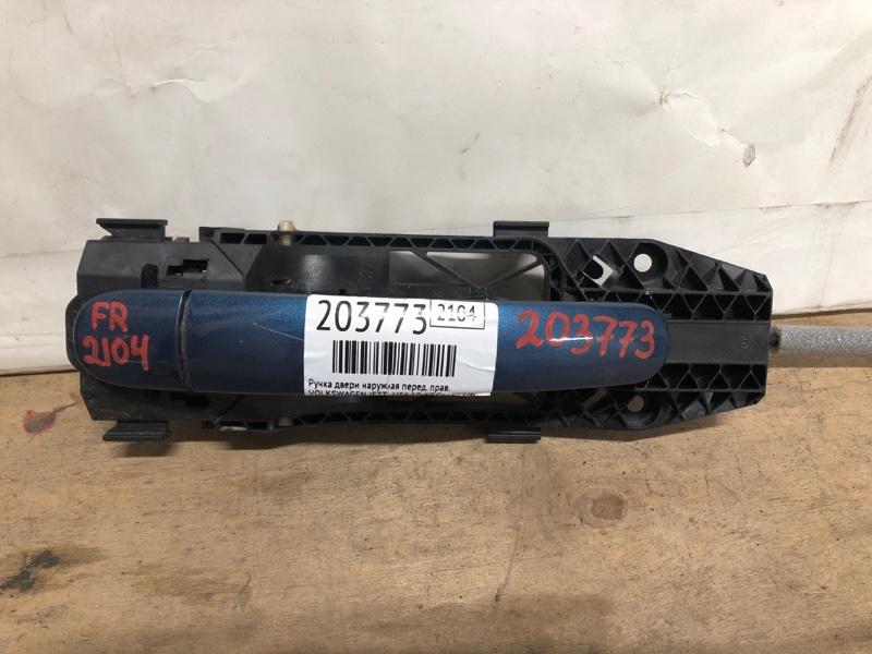Ручка двери наружная передняя правая VOLKSWAGEN JETTA USA 10-17 2017 Седан 1.4L TSI I-4 Turbocharged 5N0 837 205 C Б/У