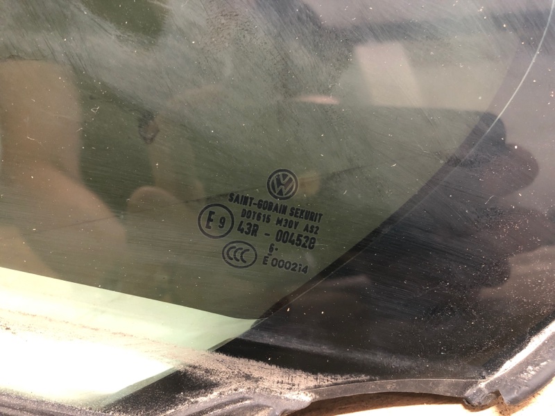 Стекло двери глухое заднее левое JETTA USA 10-17 2017 Седан 1.4L TSI I-4 Turbocharged