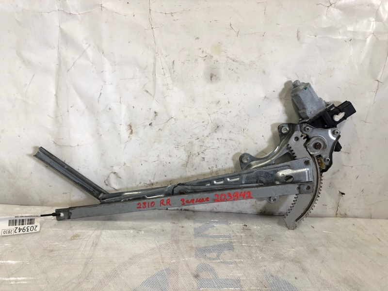 Стеклоподъемник задний правый MITSUBISHI OUTLANDER GF 12- 2017 Внедорожник 2.4 5743A240 Б/У