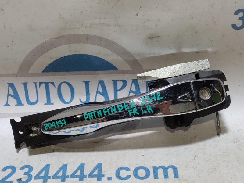Ручка двери наружная передняя левая NISSAN PATHFINDER R52 12-21 2014 3.5L 6 80640-3TA1A Б/У