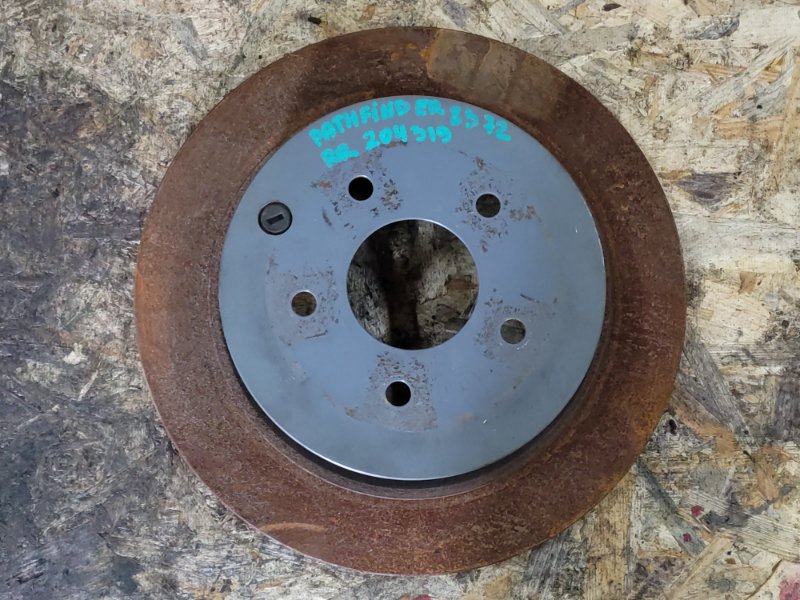 Тормозной диск задний NISSAN PATHFINDER R52 12-21 2014 3.5L 6 43206-CK000 Б/У