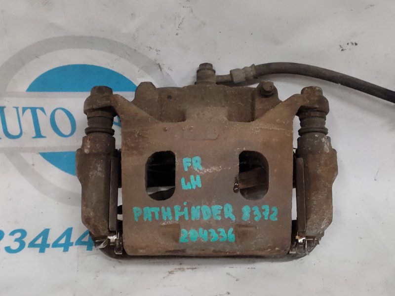 Суппорт тормозной передний левый NISSAN PATHFINDER R52 12-21 2014 3.5L 6 41011-3JA0A Б/У