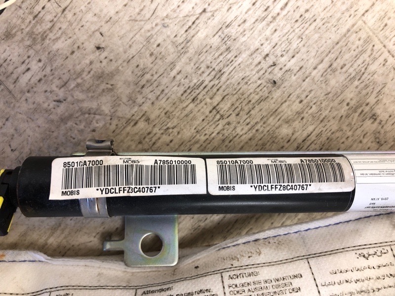 Подушка безопасности (штора) левая KIA FORTE YD 12- YD 1.8 G4NB Подушка безопасности (штора) левая KIA FORTE YD 12- YD 1.8 G4NB