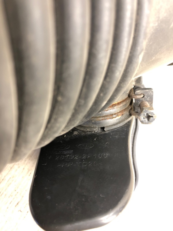 Патрубок воздушного фильтра SORENTO XM 09-14 2010 XM 3.5 G6DC