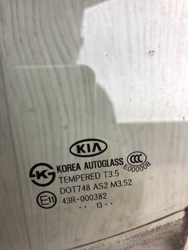 Стекло двери заднее левое OPTIMA TF 11-16 -14 2010-2013 TF Стекло двери заднее левое OPTIMA TF 11-16 -14 2010-2013 TF