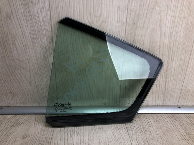 Стекло двери глухое заднее левое KIA FORTE YD 12- 2015 YD 1.8 G4NB 83417-A7020 Б/У