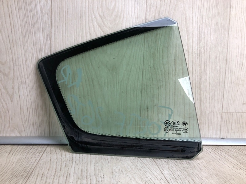 Стекло двери глухое заднее правое KIA FORTE YD 12- 2015 YD 1.8 G4NB 83427-A7020 Б/У