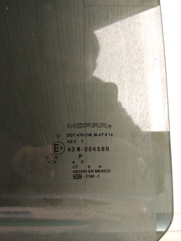Стекло двери заднее правое DODGE JOURNEY 08-20 JC 3.5 EGF