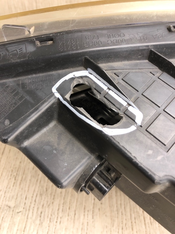 Фара правая FORTE YD 12- 2015 YD 1.8 G4NB