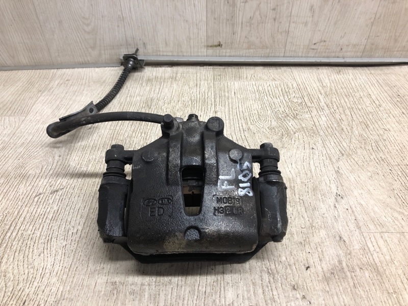 Суппорт тормозной передний левый KIA FORTE/CERATO TD 08-13 2013 TD 2.0 G4KD 58110-1M100 Б/У