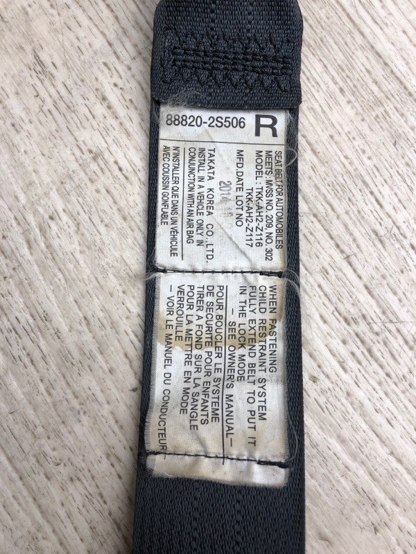 Ремень безопасности передний правый TUCSON LM 09-15 2014 LM 2.0 G4KD Ремень безопасности передний правый TUCSON LM 09-15 2014 LM 2.0 G4KD