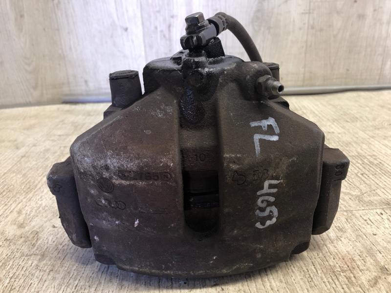 Суппорт тормозной передний левый VOLKSWAGEN JETTA USA 10-17 2016 162 1.4 CZTA 1K0 615 123 E Б/У