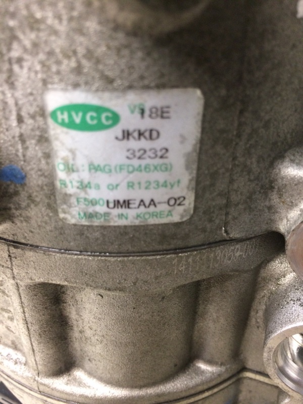 Компрессор кондиционера SORENTO UM 14- 2015 UM 2.4 G4KJ