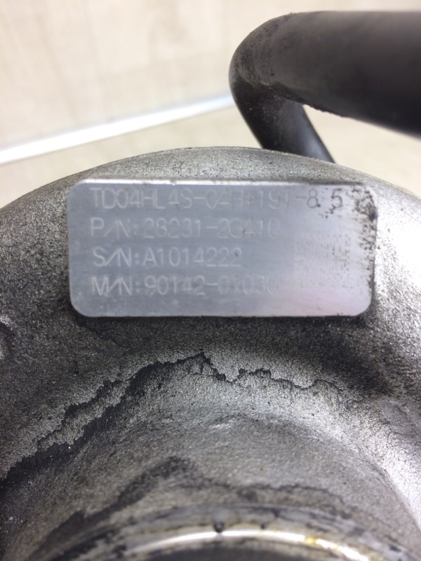 Турбина SONATA YF 10-14 2014 YF 2.0 G4KH