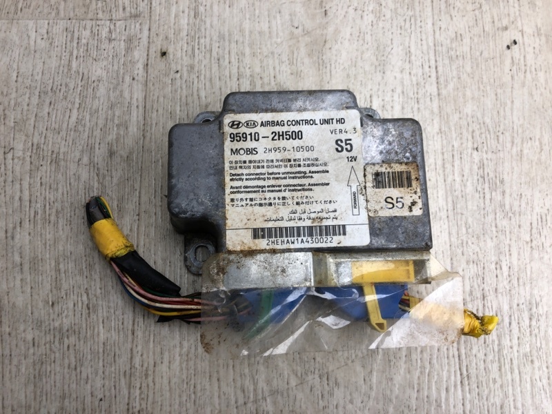 Запчасть блок управления airbag HYUNDAI ELANTRA HD 06-11 2008 HD 2.0 G4GC 95910-2H500 Б/У Блок управления AIRBAG HYUNDAI ELANTRA HD 06-11 2008 HD 2.0 G4GC 95910-2H500 Б/У