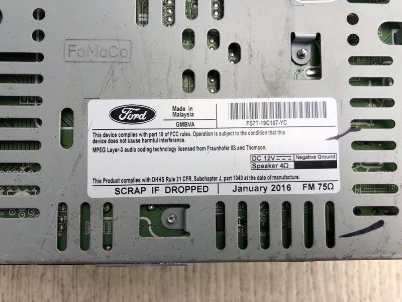 Магнитола FUSION 14- 2016 CD4 C25HDEX Магнитола FUSION 14- 2016 CD4 C25HDEX