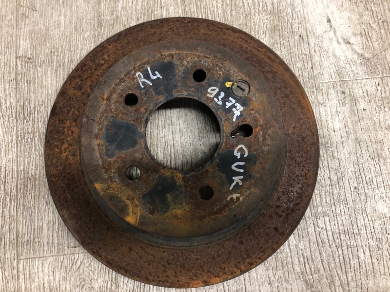 Тормозной диск задний NISSAN JUKE 10-19 2011 F15 1.6 MR16DDT 43206-9W000 Б/У