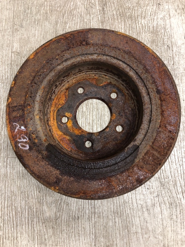 Тормозной диск задний JUKE 10-19 2011 F15 1.6 MR16DDT