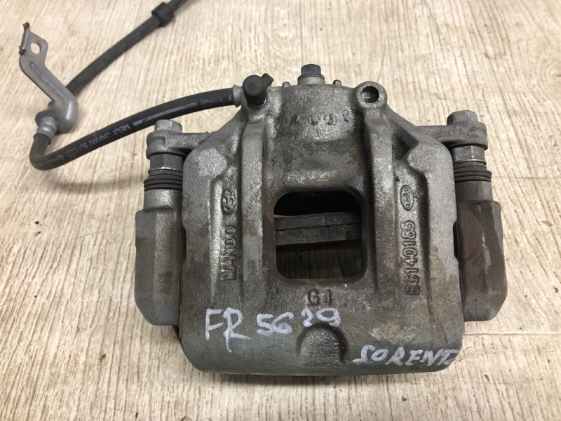 Суппорт тормозной передний правый KIA SORENTO UM 14- 2015 UM 2.4 G4KJ 58130-C6000 Б/У
