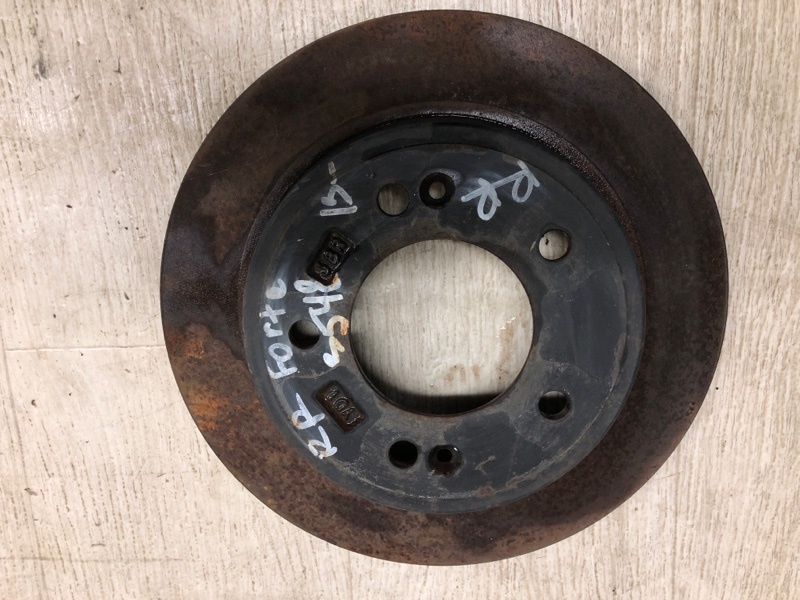 Тормозной диск задний KIA FORTE YD 12- 2014 YD 1.8 G4NB 58411-3X300 Б/У