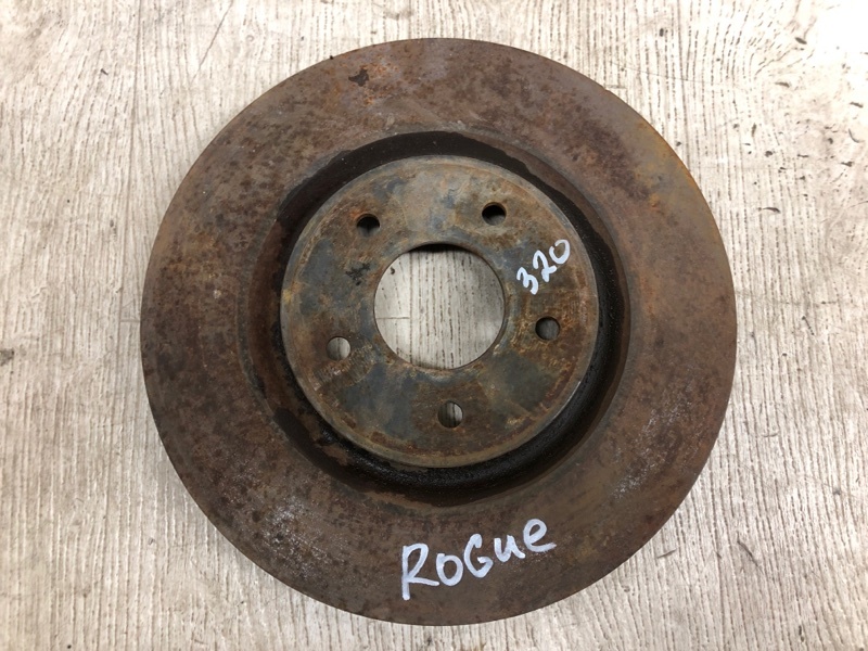 Тормозной диск передний NISSAN X-TRAIL/ROGUE T32 13-20 2015 T32 2.5 QR25DE 40206-4BT0A Б/У