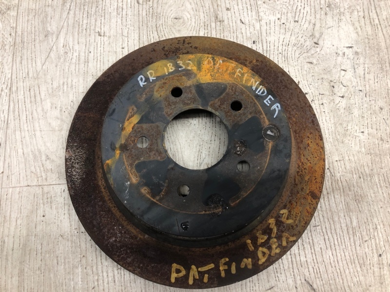 Тормозной диск задний NISSAN PATHFINDER R52 12-21 2013 R52 3.5 VQ35DE 43206-CK000 Б/У