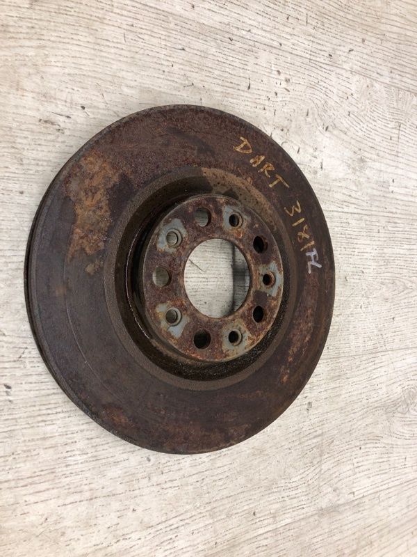 Тормозной диск передний DODGE DART 12-16 2014 PF 2.4 ED6 68257206AA Б/У