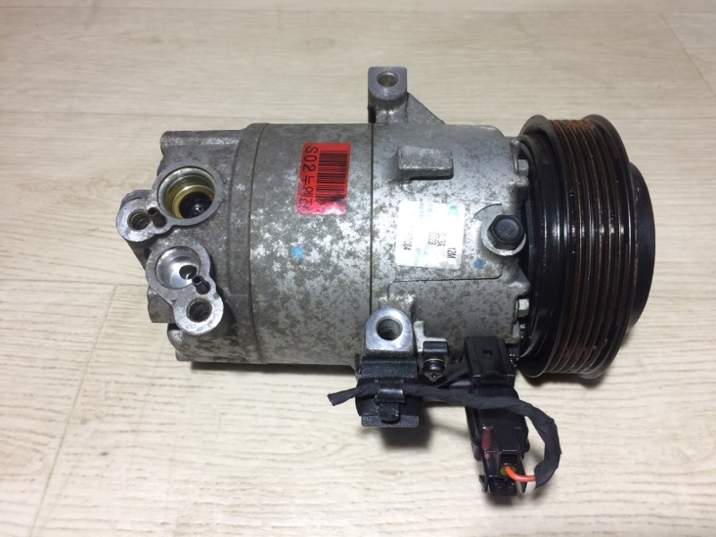Компрессор кондиционера HYUNDAI ELANTRA MD 10-15 2011 MD 1.8 G4NB 97701-3X101 Б/У