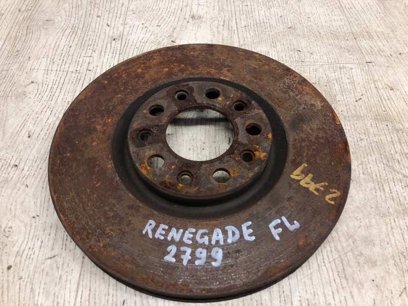 Запчасть тормозной диск передний JEEP RENEGADE (BU) 14- 2015 BU 2.4 ED6 68462533AA Б/У Тормозной диск передний JEEP RENEGADE (BU) 14- 2015 BU 2.4 ED6 68462533AA Б/У