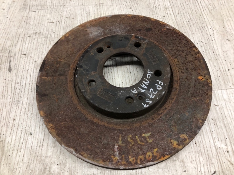 Тормозной диск передний HYUNDAI SONATA YF 10-14 2011 YF 2.4 G4KJ 51712-3Q000 Б/У