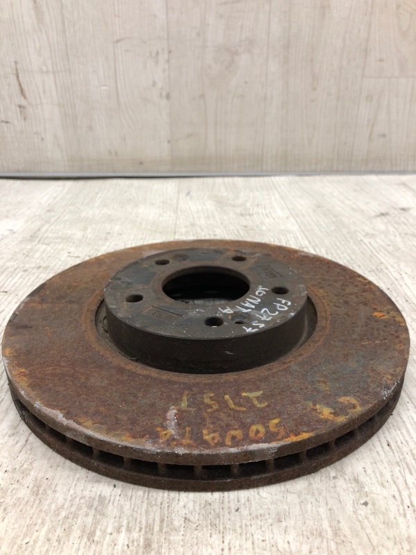 Тормозной диск передний SONATA YF 10-14 2011 YF 2.4 G4KJ