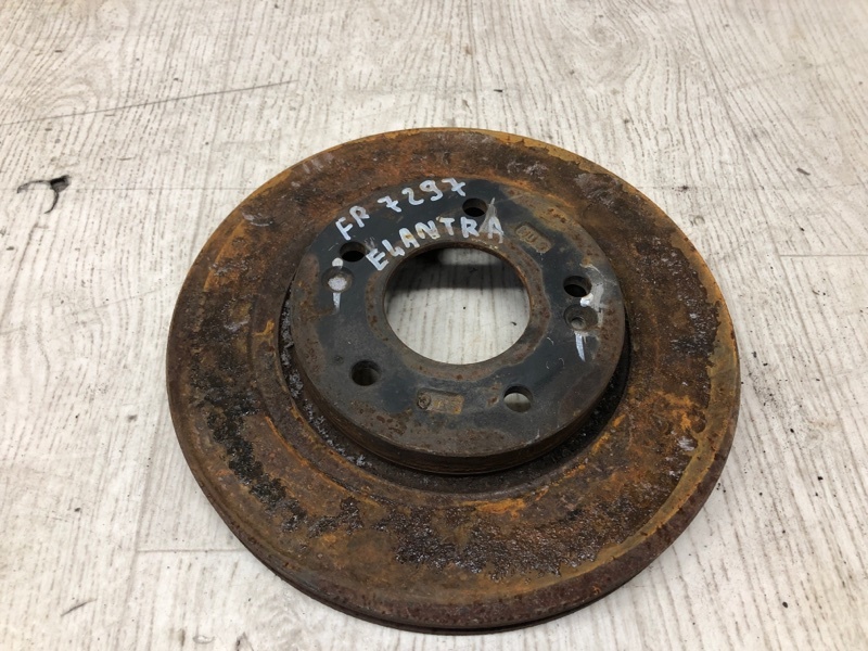 Тормозной диск передний HYUNDAI ELANTRA HD 06-11 2008 HD 2.0 G4GC 51712-2H000 Б/У