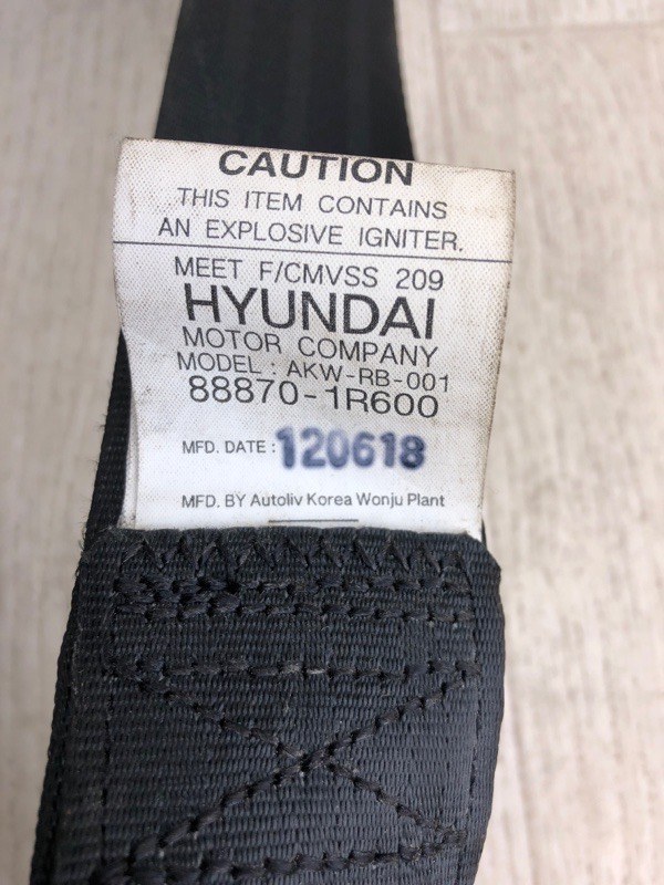 Ремень безопасности передний левый ACCENT RB 10- 2013 RB 1.6 G4FD