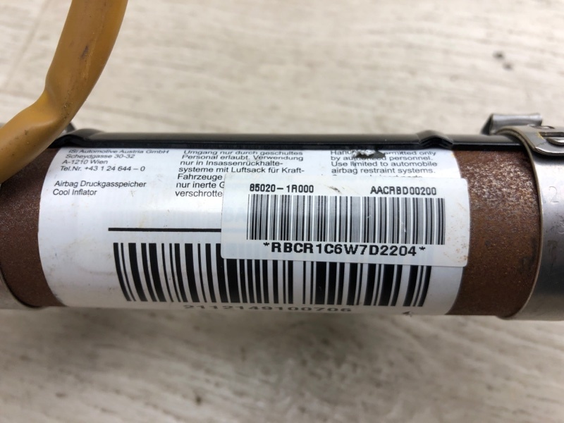 Подушка безопасности (штора) правая ACCENT RB 10- 2013 RB 1.6 G4FD