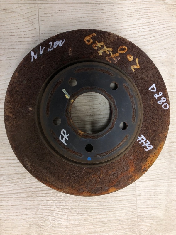 Тормозной диск передний NISSAN NV200 USA 13- 2020 M20XUS 2.0 MR20DE 40206-3LM0A Б/У