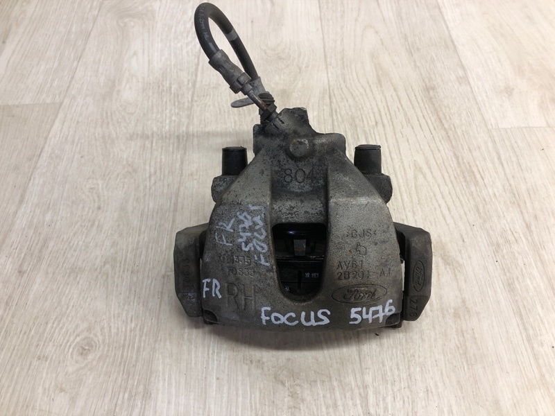 Суппорт тормозной передний правый FORD FOCUS 10-18 2015 CB8 2.0 XQDA CV6Z-2B120-A Б/У