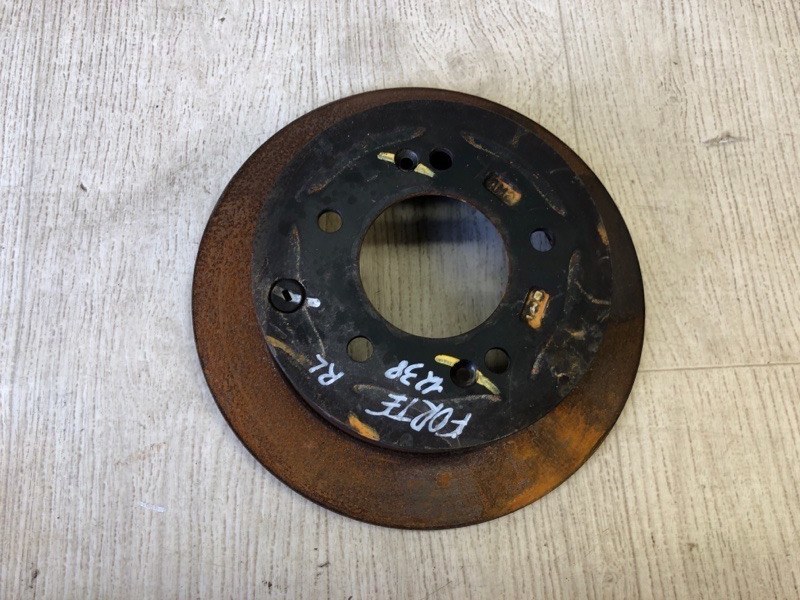 Тормозной диск задний KIA FORTE/CERATO TD 08-13 2011 TD 2.0 G4KD 58411-2K300 Б/У