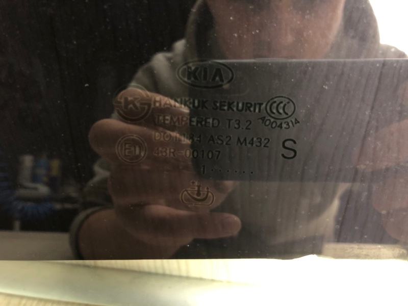 Стекло двери заднее левое FORTE/CERATO TD 08-13 2011 TD 2.0 G4KD Стекло двери заднее левое FORTE/CERATO TD 08-13 2011 TD 2.0 G4KD