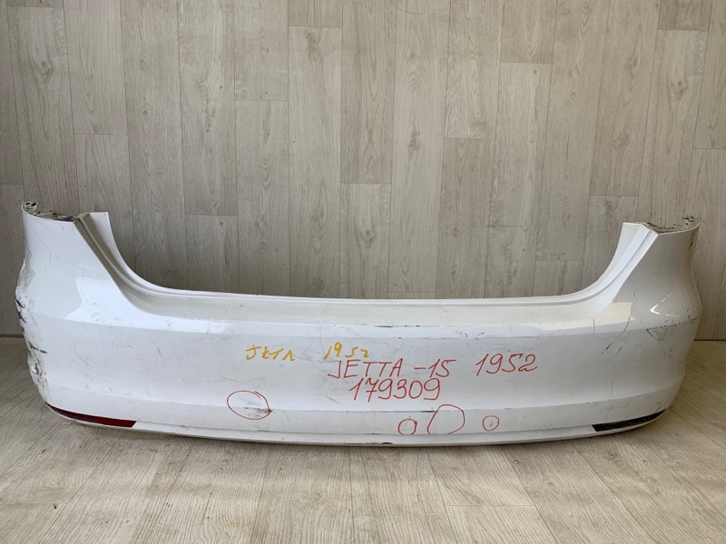 Бампер задний VOLKSWAGEN JETTA USA 10-17 2011 162 CBTA 2.5L 5C6 807 418 A GRU Б/У