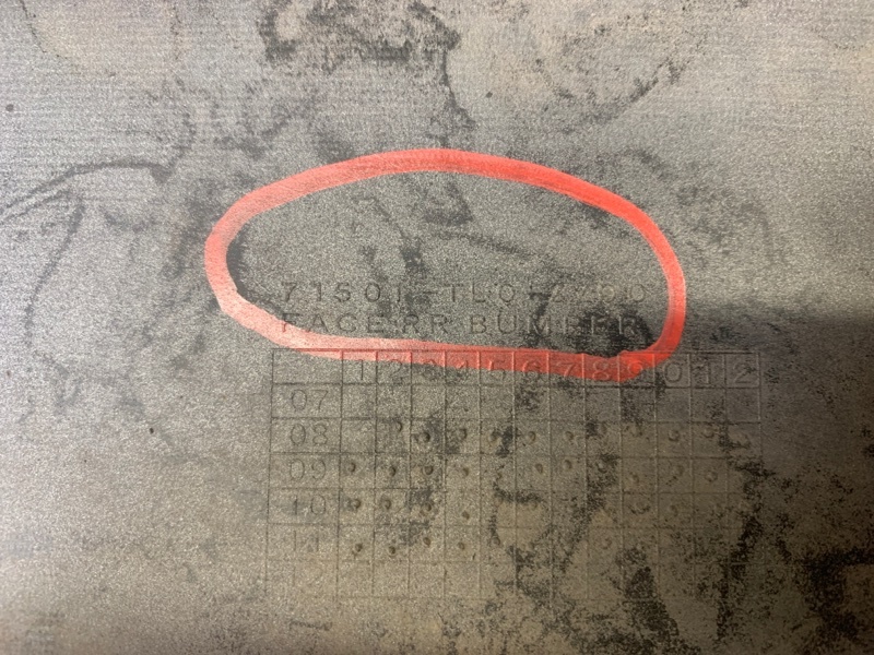 Бампер задний ACCORD CU8 / TSX 08-14 2012 CU2 2.4 K24Z3