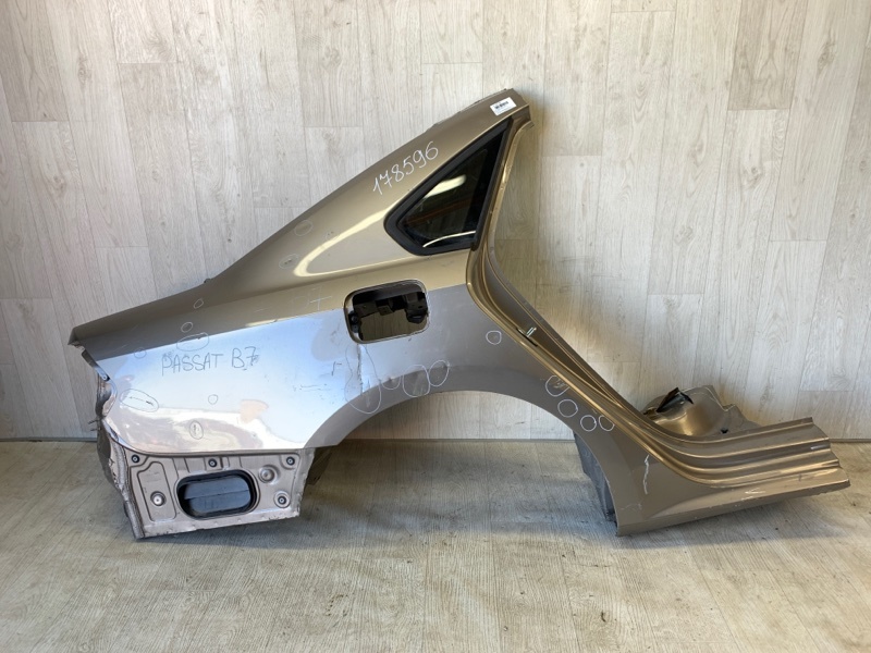 Четверть кузова задняя правый VOLKSWAGEN PASSAT B7 11-15 2012 A32 561 809 844 Б/У