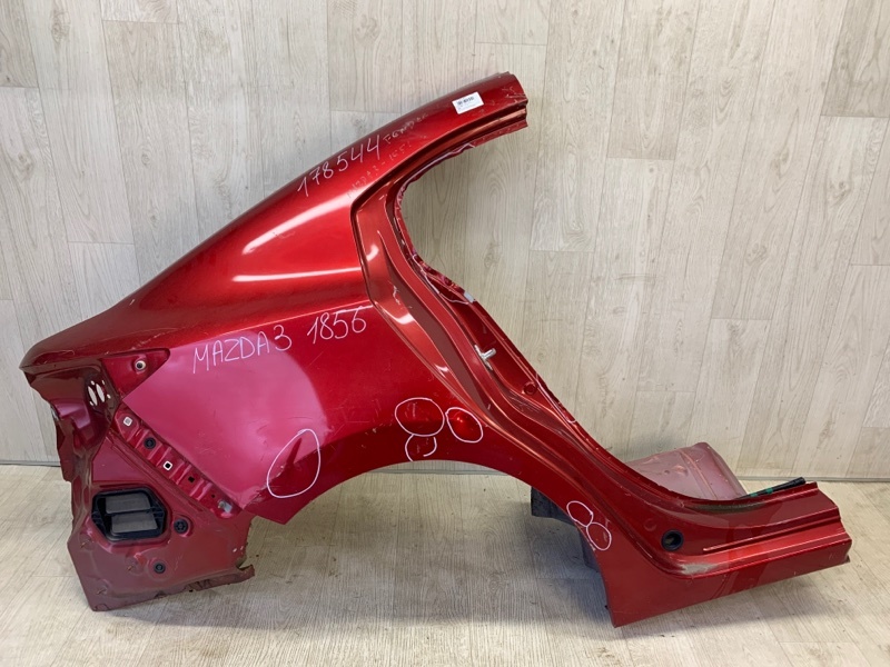 Запчасть четверть кузова задняя задний правый MAZDA 3 BM 13-19 2014 BM 2.0 PE-VPS B6YV-70-41X Б/У Четверть кузова задняя задний правый MAZDA 3 BM 13-19 2014 BM 2.0 PE-VPS B6YV-70-41X Б/У