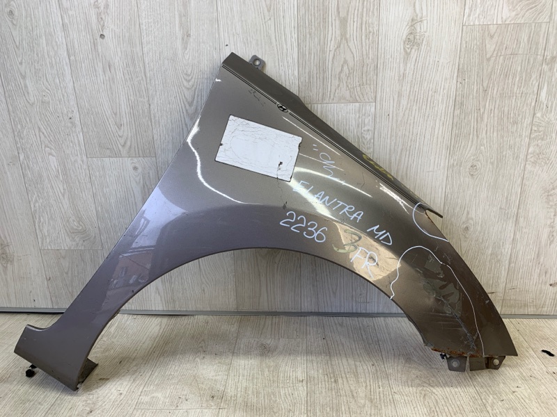 Крыло переднее переднее правое HYUNDAI ELANTRA MD 10-15 2011 MD 1.8 G4NB 66321-3Y000 Б/У
