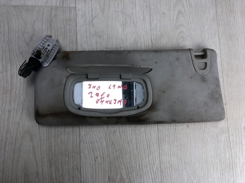 Козырек солнцезащитный левый JEEP CHEROKEE 14- 2014 KL 3.2 EHB 1WW95HDAAE Б/У