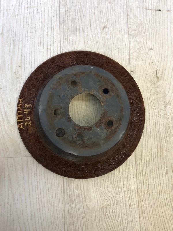 Тормозной диск задний NISSAN ALTIMA L33 12-18 2015 L33 2.5 QR25DE 43206-ZX00B Б/У