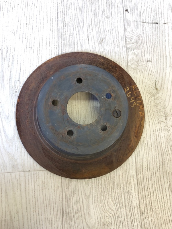 Тормозной диск задний NISSAN ALTIMA L33 12-18 2015 L33 2.5 QR25DE 43206-ZX00B Б/У