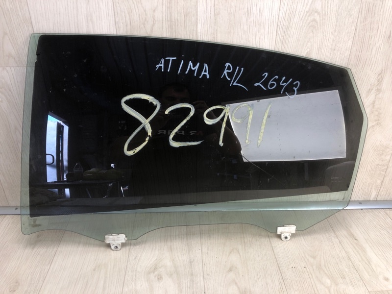 Стекло двери заднее левое NISSAN ALTIMA L33 12-18 2015 L33 2.5 QR25DE 82301-3TA0A Б/У