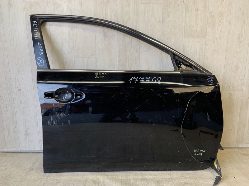 Дверь передняя правая NISSAN ALTIMA L33 12-18 2015 L33 2.5 QR25DE 80100-3TA0A Б/У