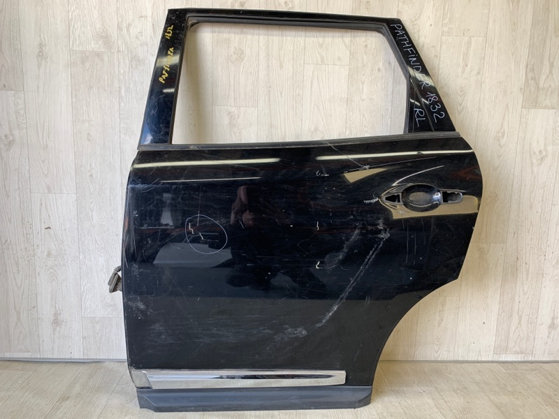 Дверь задняя левая NISSAN PATHFINDER R52 12-21 2013 R52 3.5 VQ35DE 82101-3KC2A Б/У